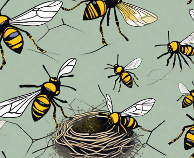 Les Guepes Reviennent Après Destruction du Nid
